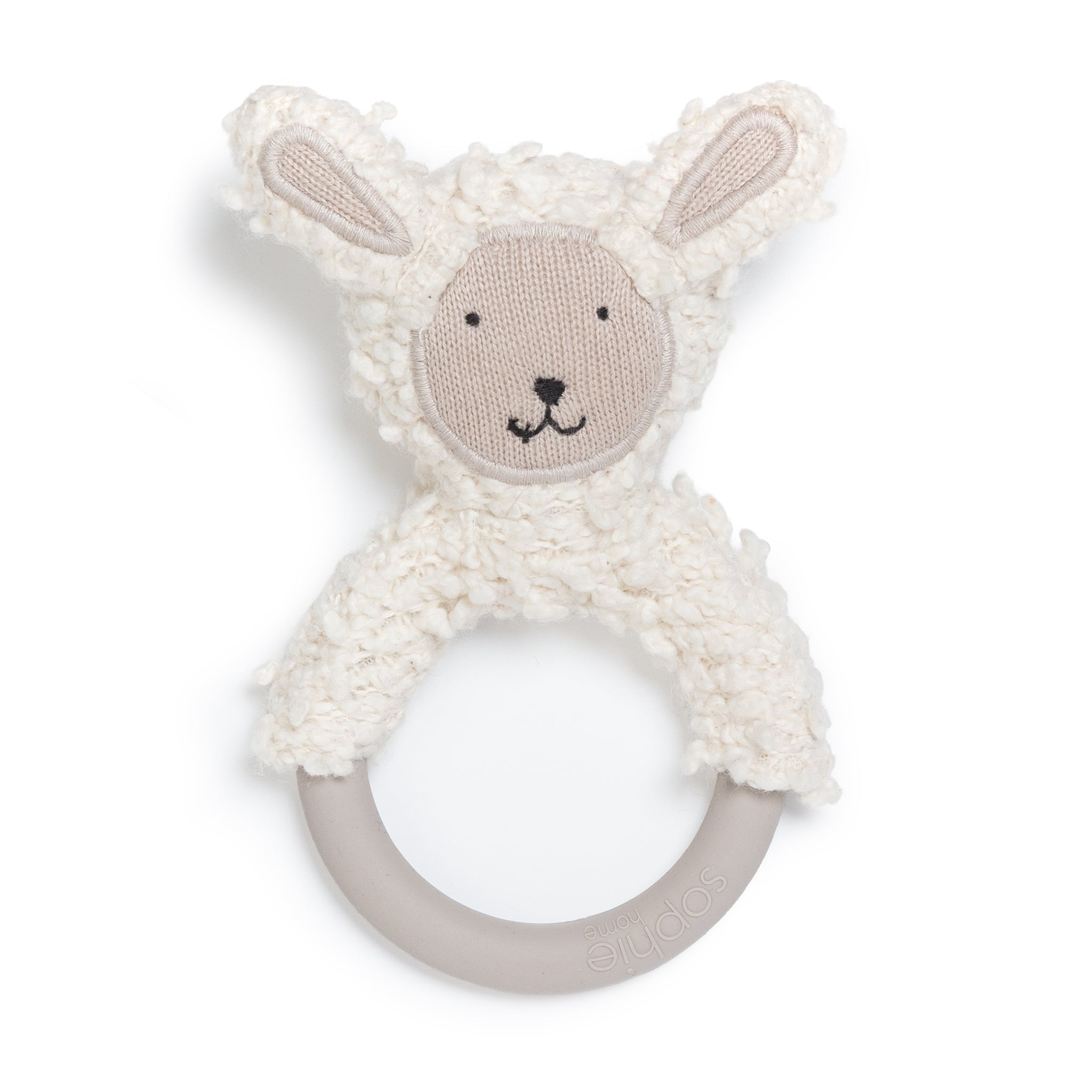 Sheep Teething Rattle