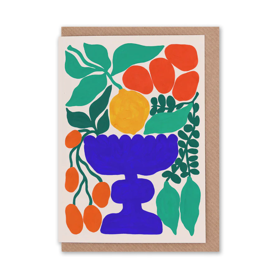 Fruit Bowl Greetings Card