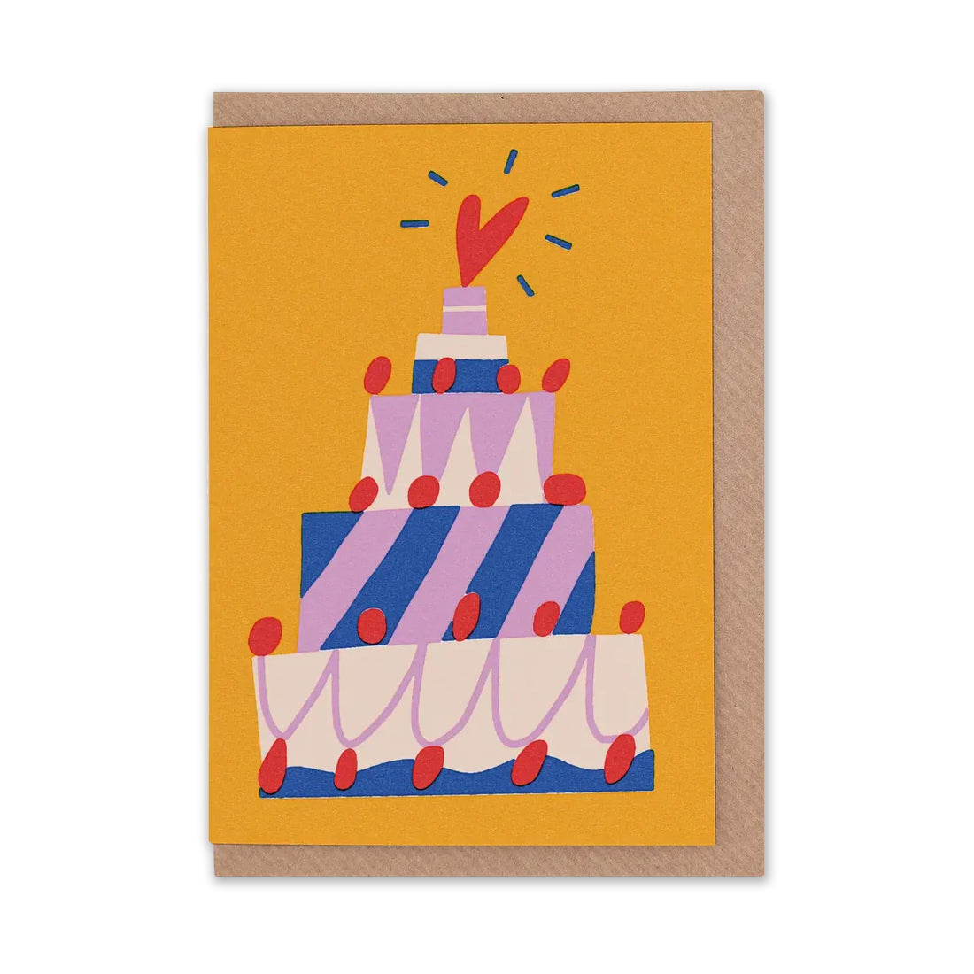 Wedding/ Birthday Cake Greetings Card