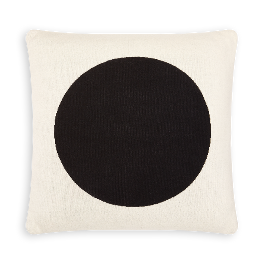 Runda Cushion Cover: Black