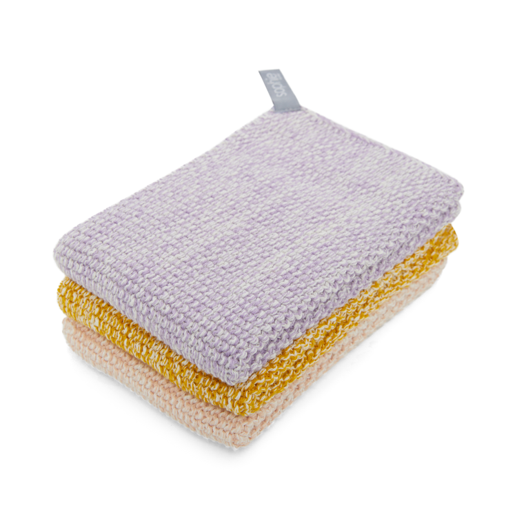 Reusable Dishcloths: Lilac Space Dye